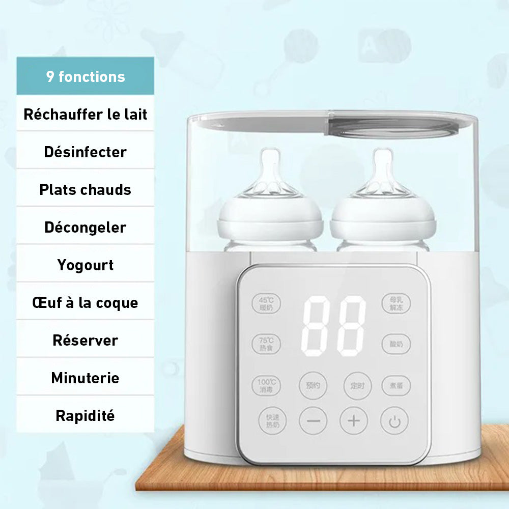 Chauffe-Biberon Multifonction Rapide avec Stérilisateur