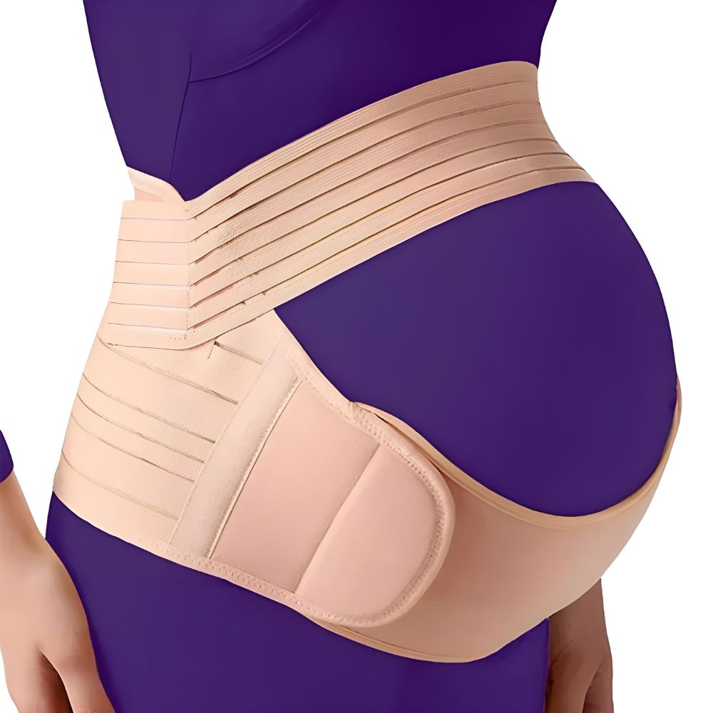 Coussin Ceinture De Grossesse Réglable Noir - Protection Confortable Pour Maman Et Bébé En Voiture