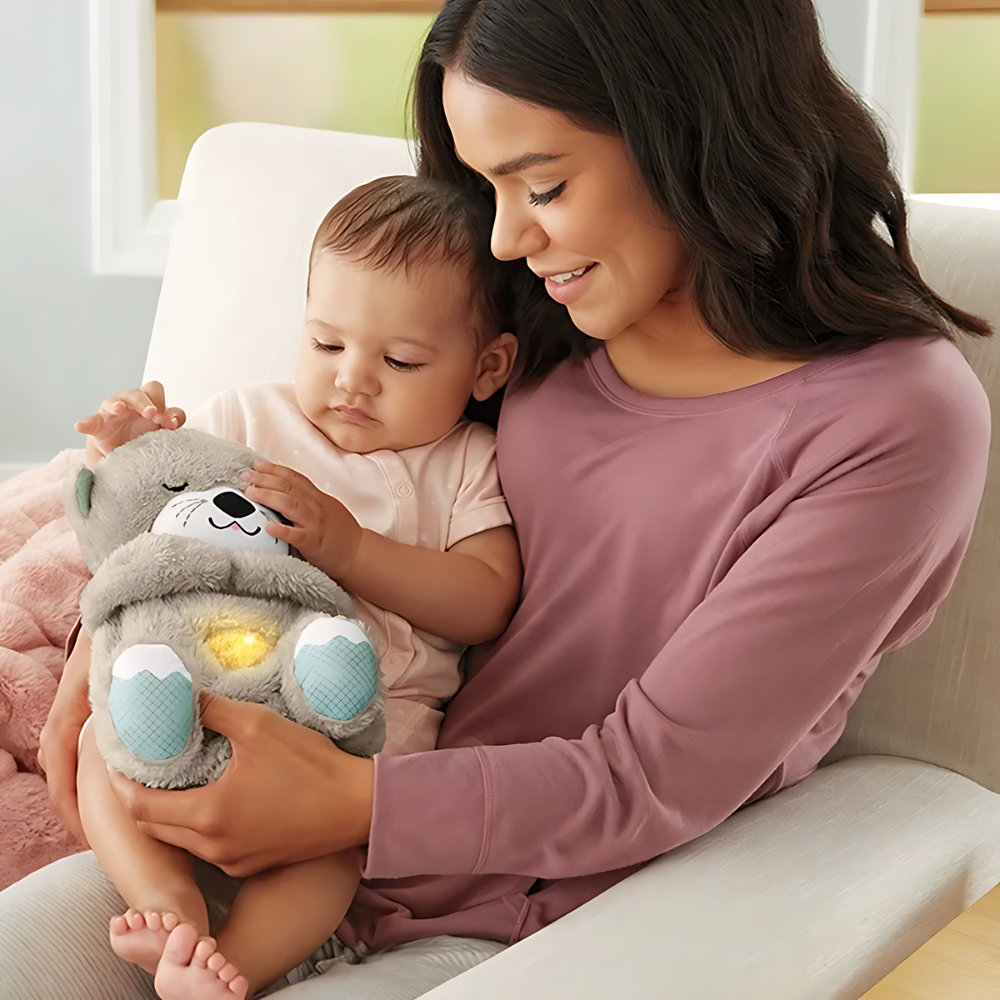 Peluche Interactive ma Loutre Câlins Bonne Nuit