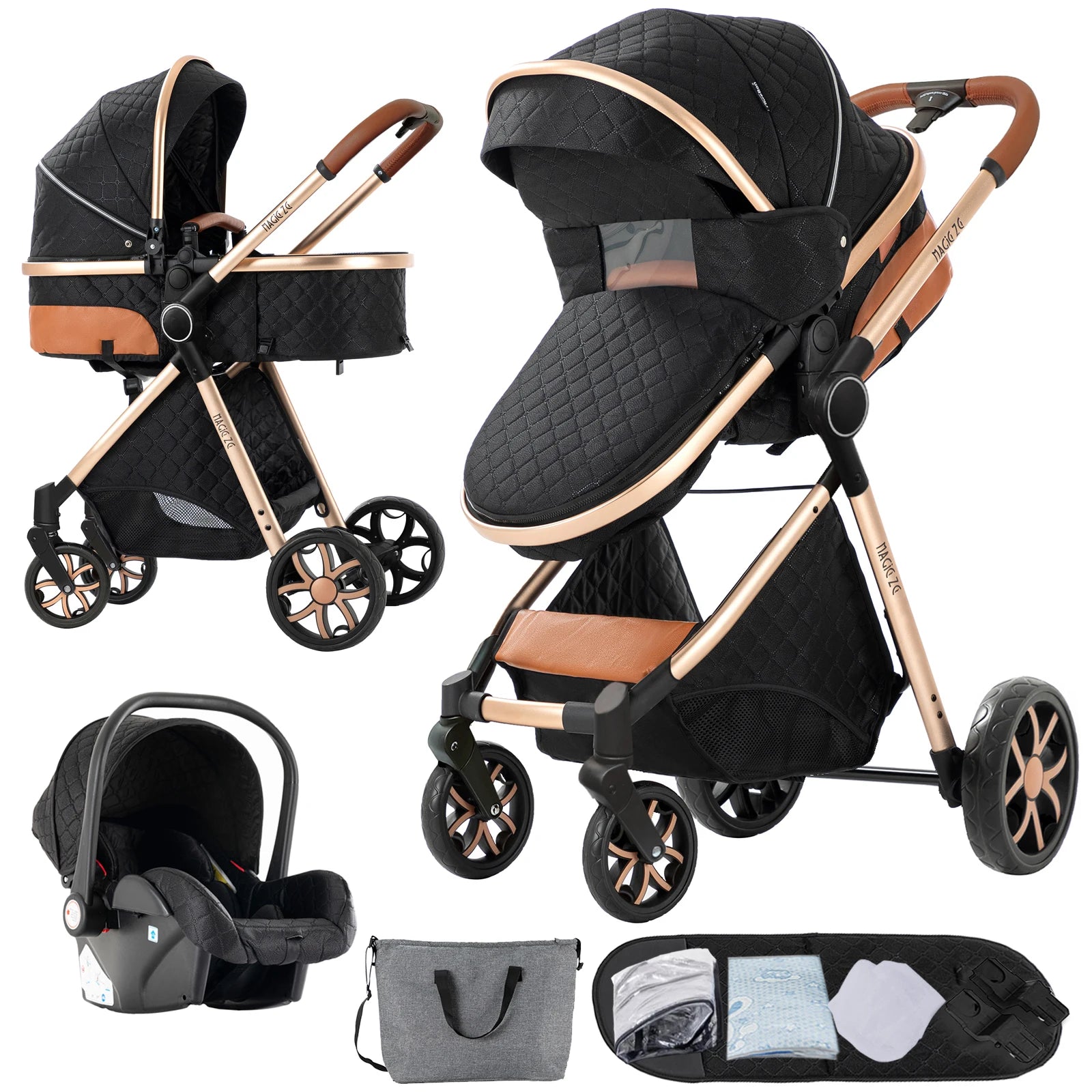 Poussette Combinée Trio 3 en 1